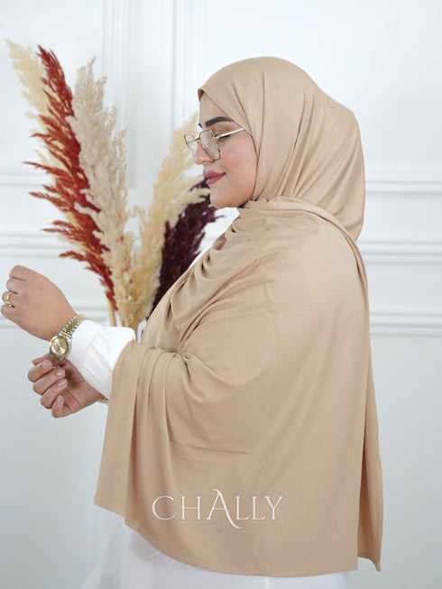 Lycra Coton Maxi - BEIGE CARAMEL